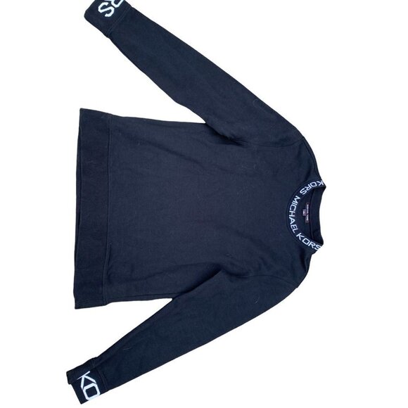 MICHAEL Kors Logo Tape Cotton Blend Sweater Large - Picture 5 of 5